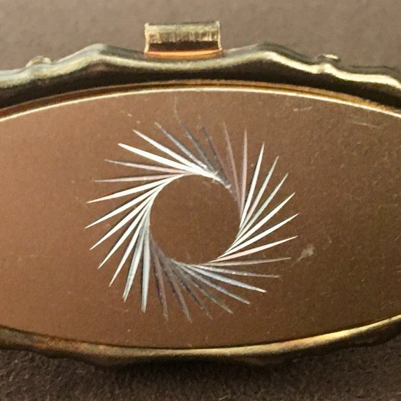 Vintage Retro Lipstick Holder w Mirror Makeup Case - Picture 5 of 10